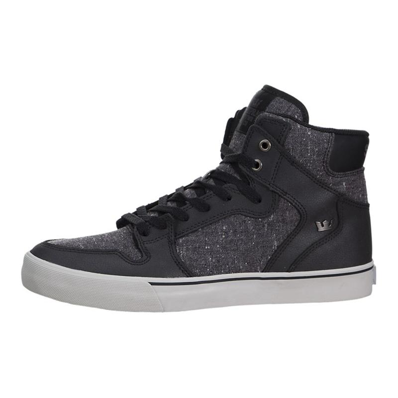 Supra VAIDER Sneaker High Damen Schwarz Grau Online Bestellen YUBNM3658